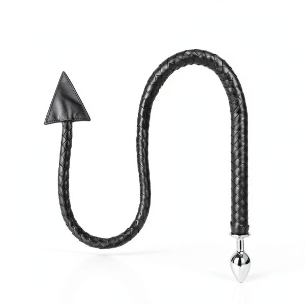 Stainless Steel Anal Plug with 108cm Tail RTeczSolve RT0022-5