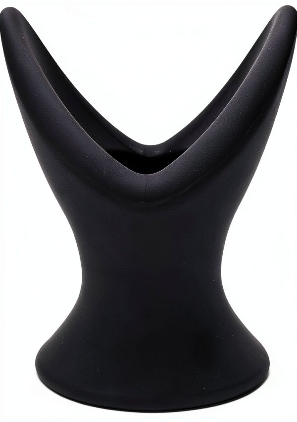 YLMXHFC Hollow Silicone Anal Plug Trainer Black Purple-0