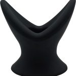 YLMXHFC Silicone Hollow Anal Plug Black Purple Sizes-0