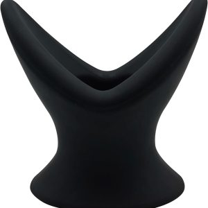 YLMXHFC Silicone Hollow Anal Plug Black Purple Sizes-0