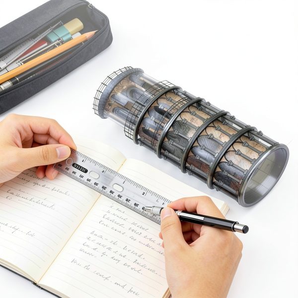 BAZIC Clear Plastic Ruler 12 Inch Dual Side Measuring-6