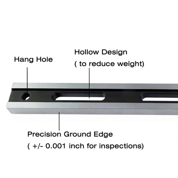 ReluxGo Straight Edge S50C Steel Precision Ground Tool-3