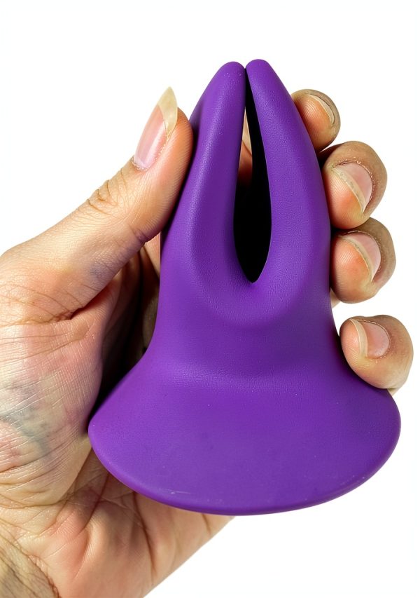 YLMXHFC Hollow Silicone Anal Plug Purple Black Sizes-4
