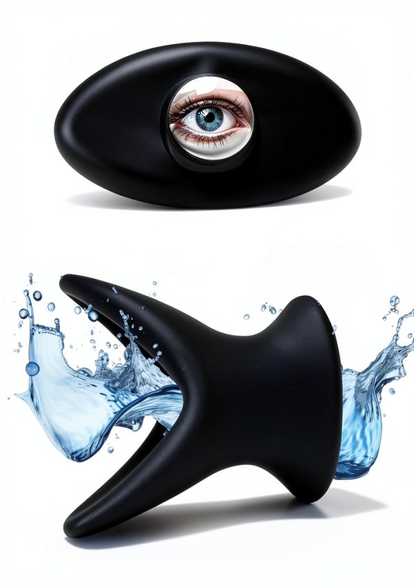 YLMXHFC Hollow Silicone Anal Plug Trainer Black Purple-3