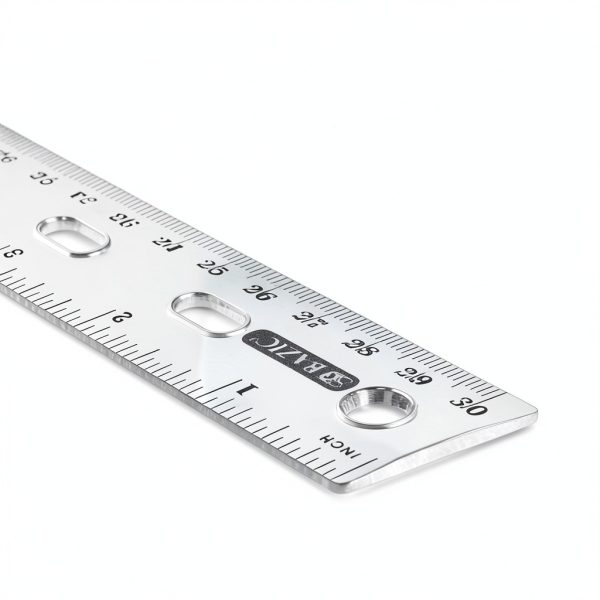 BAZIC Clear Plastic Ruler 12 Inch Dual Side Measuring-3
