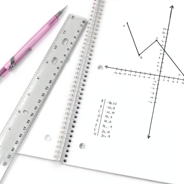 BAZIC Clear Plastic Ruler 12 Inch Dual Side Measuring-5
