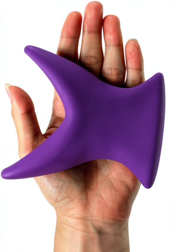 YLMXHFC Hollow Silicone Anal Plug Purple Black Sizes-2