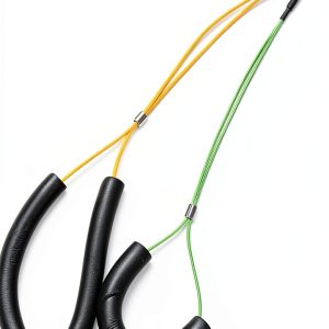 Adjustable Pet Grooming Leash Oumefar Yellow/Green No‑Sit Holder-0