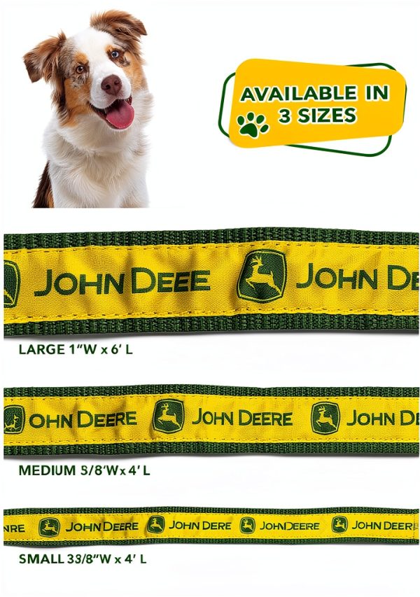 John Deere Pet Leash - Satin Small Leash for Dogs & Cats JOD-3587-SM-4