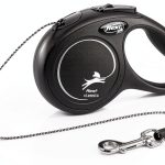 Flexi Cat Leash New Classic Cord Retractable X‑Small 10 ft Black-0
