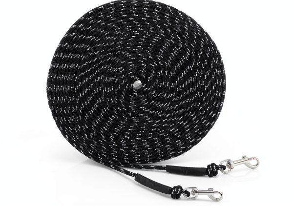 Rypet Reflective Cat Long Leash 15 FT Purple Escape Proof Durable-1