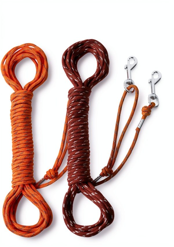 Reflective Cat Leash 50FT by muiyrtuy Nylon Extender for Small Pets-2