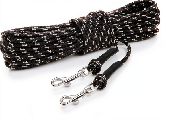 Rypet Reflective Cat Long Leash 15 FT Purple Escape Proof Durable-2