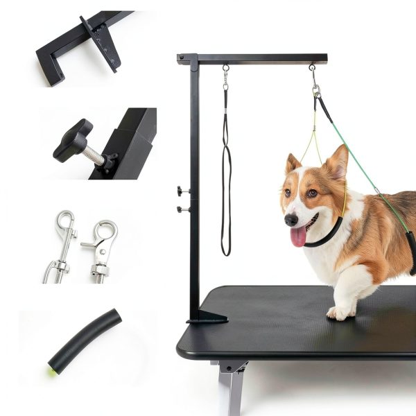 Dog Grooming Arm ZONEXCHIC 40‑Inch Adjustable Stand Haunch Holders-2