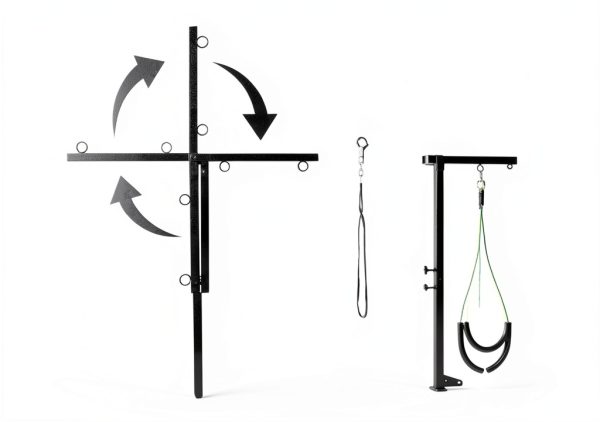 Dog Grooming Arm ZONEXCHIC 40‑Inch Adjustable Stand Haunch Holders-3