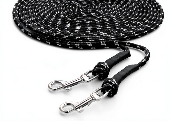 Rypet Reflective Cat Long Leash 15 FT Purple Escape Proof Durable-3