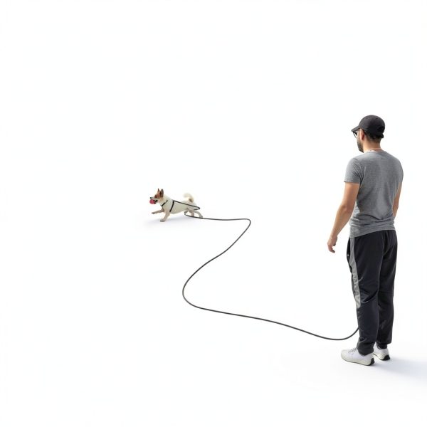Rypet Reflective Cat Long Leash 15 FT Purple Escape Proof Durable-6